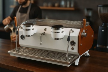 Single Group Commercial Espresso Machine with PID Control and Steam Wand