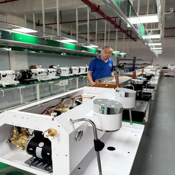 Stainless Steel Commercial Espresso Machine with T3 and PID Control