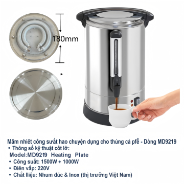 Commercial Coffee Machine Stainless Steel Heating Tank Assembly