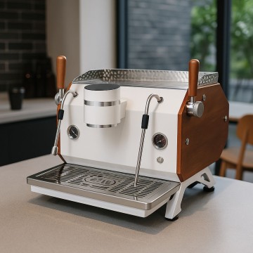 Compact Single Group Espresso Coffee Machine | PID Controlled Barista Maker for Small Cafés
