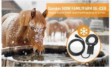 Low Voltage Outdoor De-Icing Heater for Bird Baths and Pet Bowls