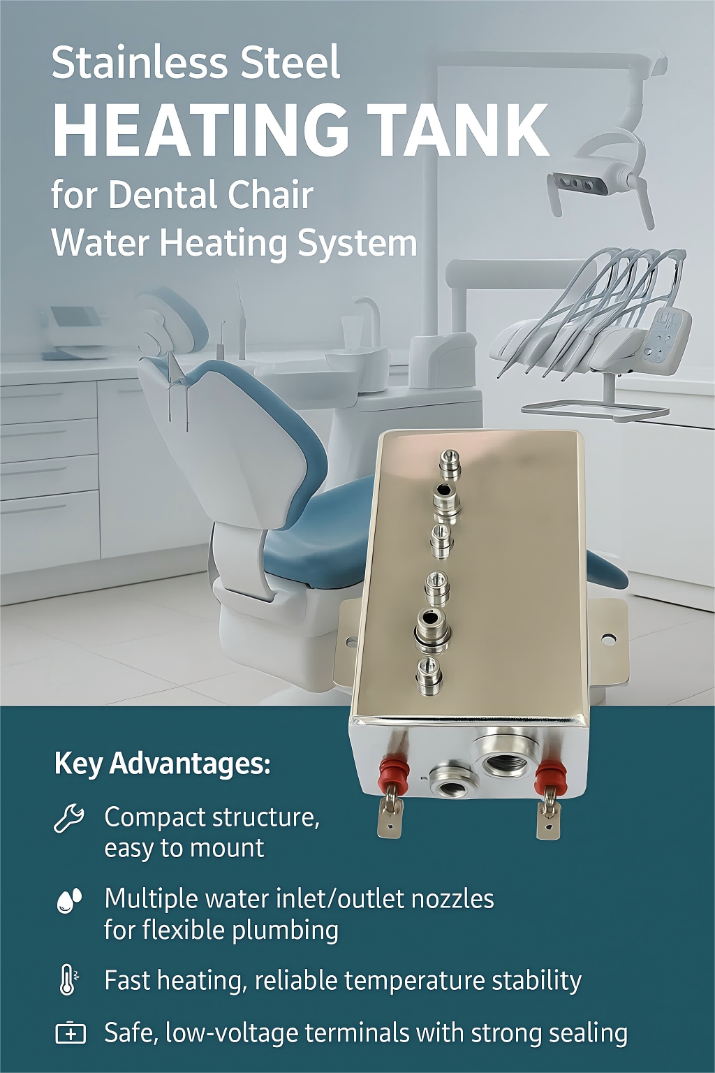 The Unseen Advantage: Elevating Your Dental Clinic's Professional Image with a Heating Tank