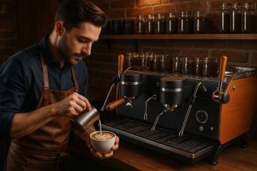 High-End Espresso Machine for UAE – Dual Boiler, PID & E61 Group