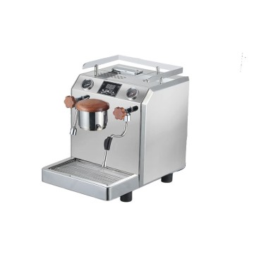 Compact Stainless Steel Semi-Automatic Coffee Machine for Home and Café
