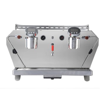 OEM Dual Group Espresso Machine with Adjustable T3 Boiler System and Flowmeter