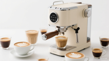 CF1008C Home Espresso Coffee Machine with 20-Bar Pump and Thermoblock System