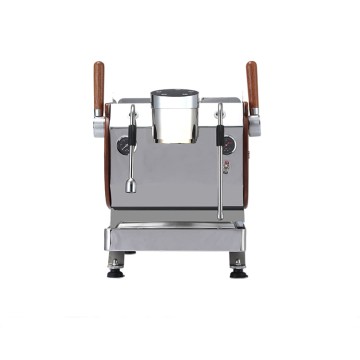 Mirror Stainless Espresso Machine with Dual Gauge & PID