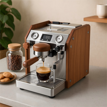 KS190 Dual Boiler Espresso Coffee Machine | Professional Semi-Automatic Barista Equipment